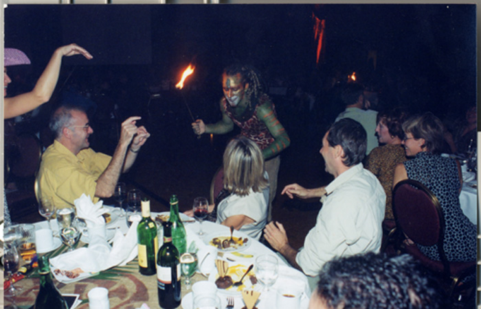 Loki and the audience